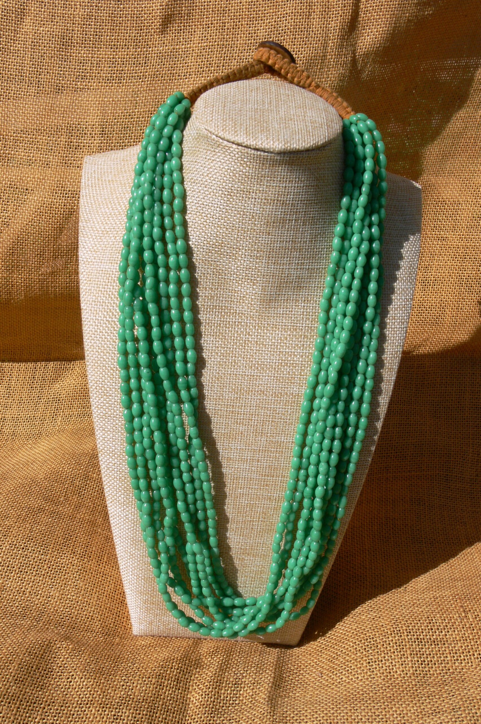 Colliers Perles De Verre Et Murano – Gamme De Verts – Les 2 – Style Bohème – Dorimene